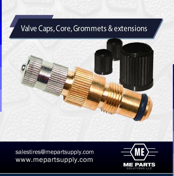 Valve Caps, Core, Grommets & extensions