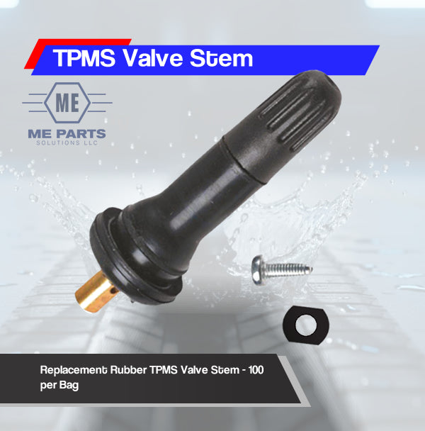 Replacement Rubber TPMS Valve Stem - PAQ X 10