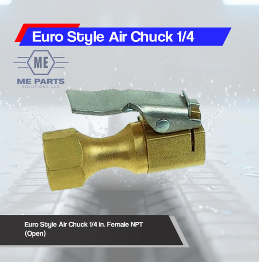 Euro Style Air Chuck 1/4 in. Female NPT (Open)